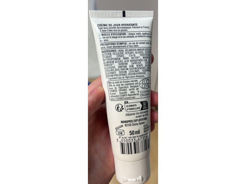 Monoprix Moisturizing Day Cream, 50 mL
