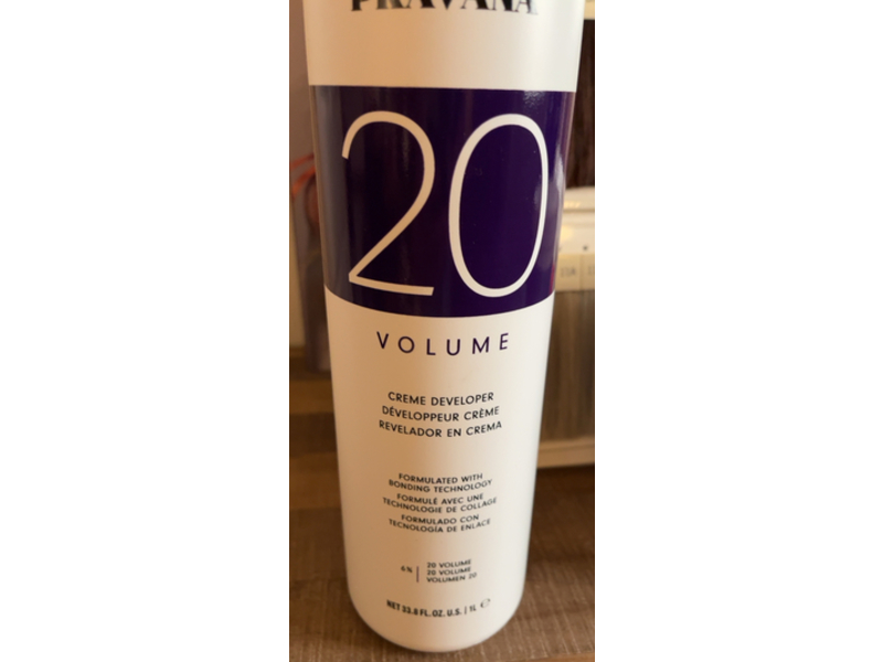 Pravana Creme Developer, 20 Volume, 33.8 fl oz/1 L