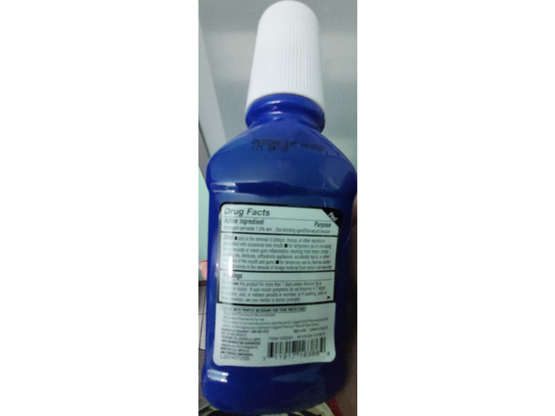 Walgreens Mouth Rinse, Peroxide, Mint, 8 fl oz/236 mL