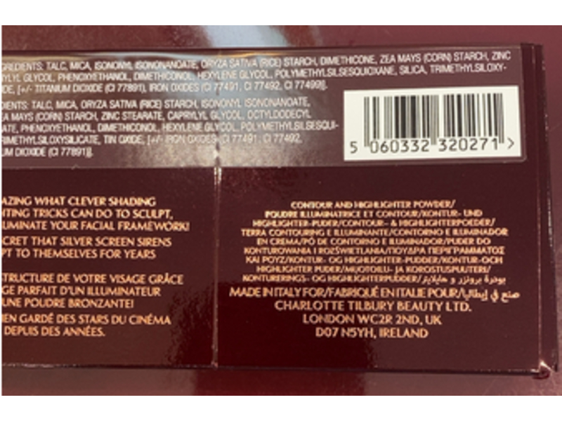 Charlotte Tilbury Filmstar Bronze & Glow, Light To Medium, 0.56 oz/22.5 g