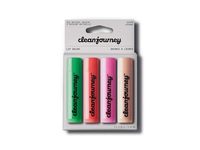 cleanjourney Lip Balm Set, 0.14 oz/4.25 g, Pack Of 4 - thumbnail 1