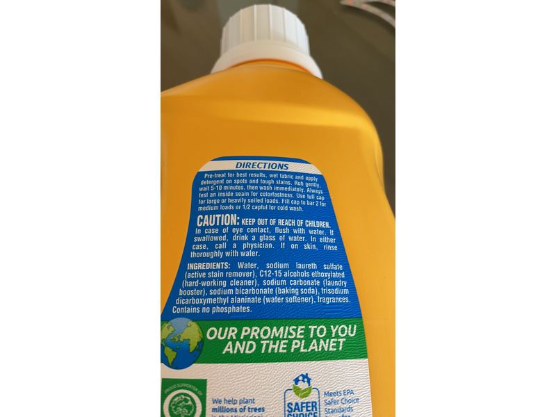 Arm & Hammer Clean & Simple Laundry Detergent, Crisp Clean, 94.5 fl oz/2.79 L/54 loads