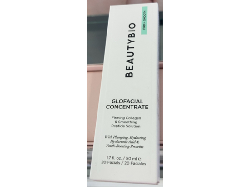 BeautyBio Glofacial Concentrate Firming Collagen & Smoothing Peptide Solution, Firm + Smooth, 1.7 fl oz/50 mL