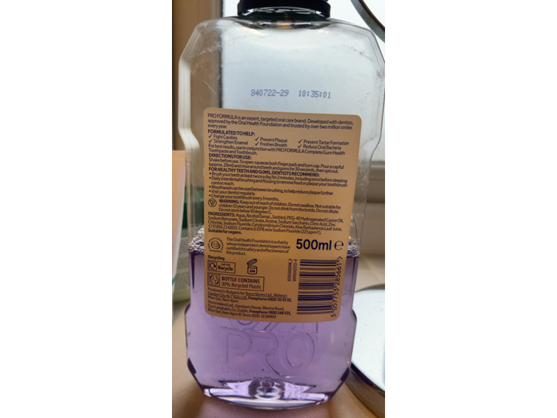 Pro Formula Oral Care Complete Gum Health Mouthwash, Clean Mint, 500 mL