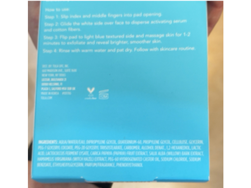 TULA Skin Care Instant Facial Dual-Phase Skin Reviving Treatment Pads, 6 Pads