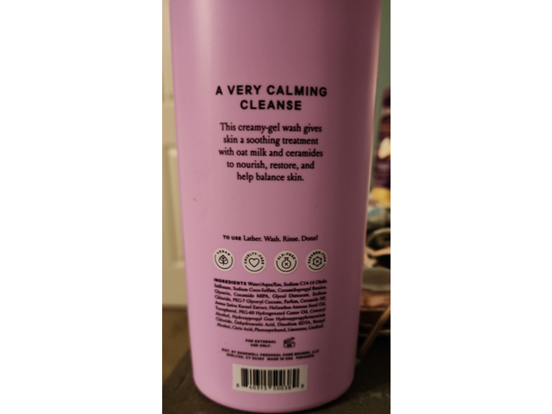 Billie Soothe Comforting Body Wash, Calming Lavender Milk, 18 fl oz