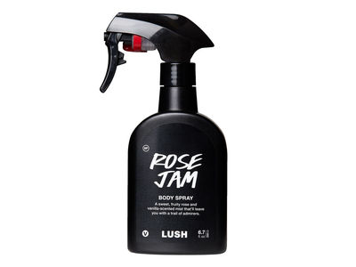 Lush rose jam body spray online review