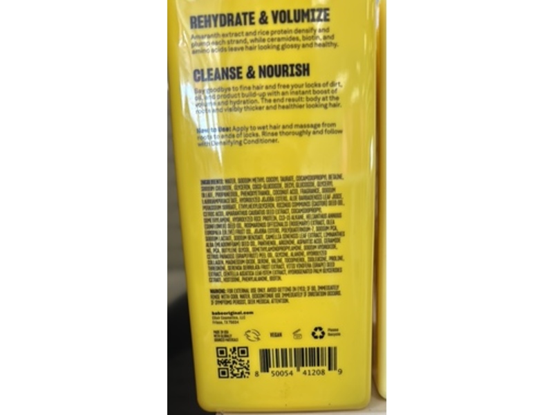 Babe Original Densifying Shampoo, 13.5 fl oz/400 mL