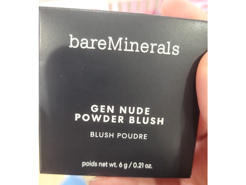 bareMinerals Gen Nude Powder Blush, On The Mauve, 0.21 oz/6 g