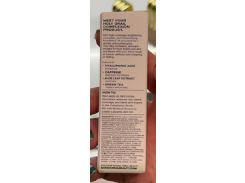 Sarah Creal Face Flix Concealer & Complexion Enhancer, 1.0 Fair Cool, 0.30 fl oz/9 mL