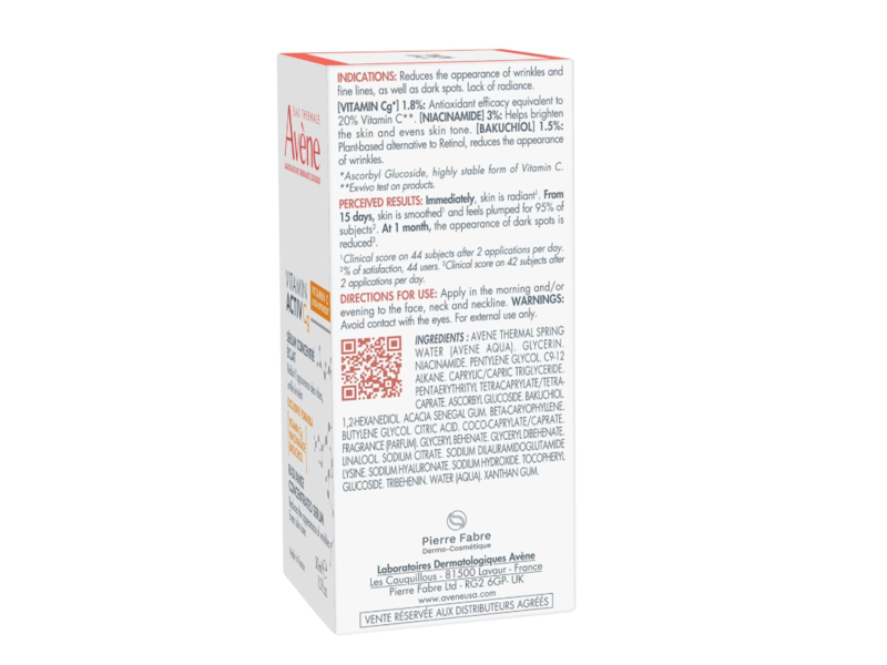 Avene Vitamin Activ Cg Radiance Corrector Serum, 30 mL
