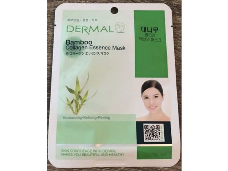 Dermal Collagen Essence Mask, Bamboo, 0.81 oz/23 g