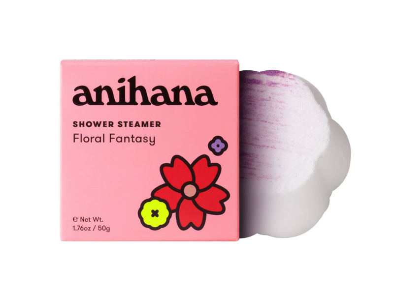 Anihana Shower Steamer, Floral Fantasy, 1.7 fl oz/50 g