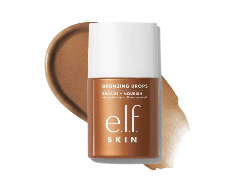 e.l.f. Cosmetics Skin Bronzing Drops, 2 Pure Gold, 1.0 fl oz/30 mL