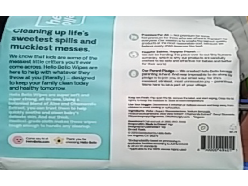 Hello Bello Baby Wipes, 180 Count