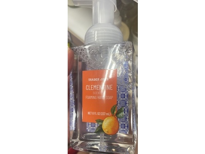 Trader Joe's Foaming Hand Soap, Clementine Scented, 8 fl oz/237 mL