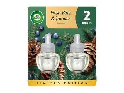 Air Wick Scented Oils 0+2 Fresh Pine & Juniper, 1.34 fl oz/40 mL, 2 Count
