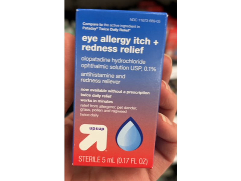 Up & Up Eye Allergy Itch + Redness Relief, 0.17 fl oz/5 mL