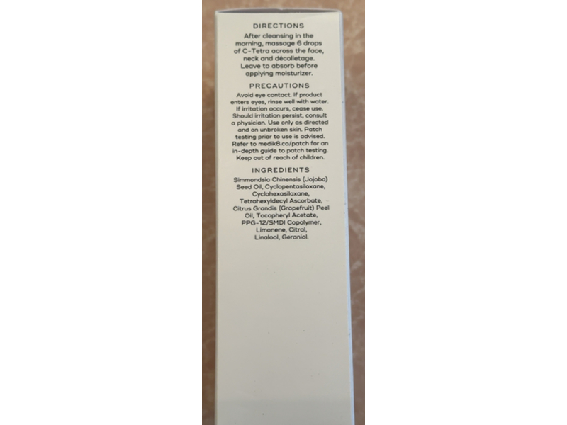 Medik8 C-Tetra Lipid Vitamin C Radiance Serum, 1.0 fl oz/30 mL