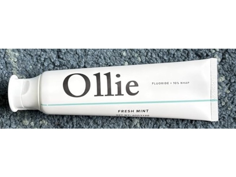 Ollie Toothpaste, Fresh Mint, 4 oz/113 g