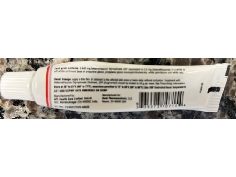 Betamethasone Dipropionate Ointment 0.05%, 15 g, Burellpharma (Rx)