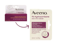Aveeno 1% Hydrocortisone Anti-Itch Cream, Maximum Strength Formula, 1 oz/28 g - thumbnail 3