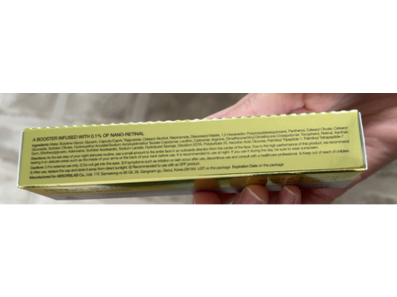 Celimax Retinol Shot Tightening Booster, Firm Skin, 0.50 fl oz/15 mL