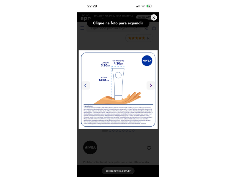 Nivea Sun Facial Sunscreen, SPF 30, 40 mL