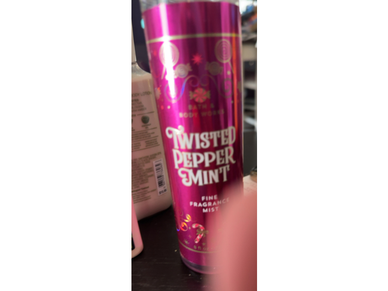 Bath & Body Works Fine Fragrance Mist, Twisted Pepper Mint, 8 fl oz/236mL