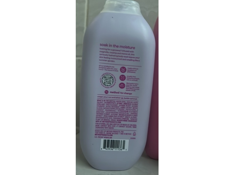 Method Hydrating Body Wash, Serene Escape, 18 fl oz/532 mL