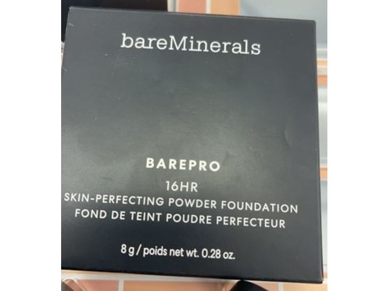 bareMinerals Barepro 16HR Skin-Perfecting Powder Foundation, Light 20 Warm, 0.28 oz/8 g