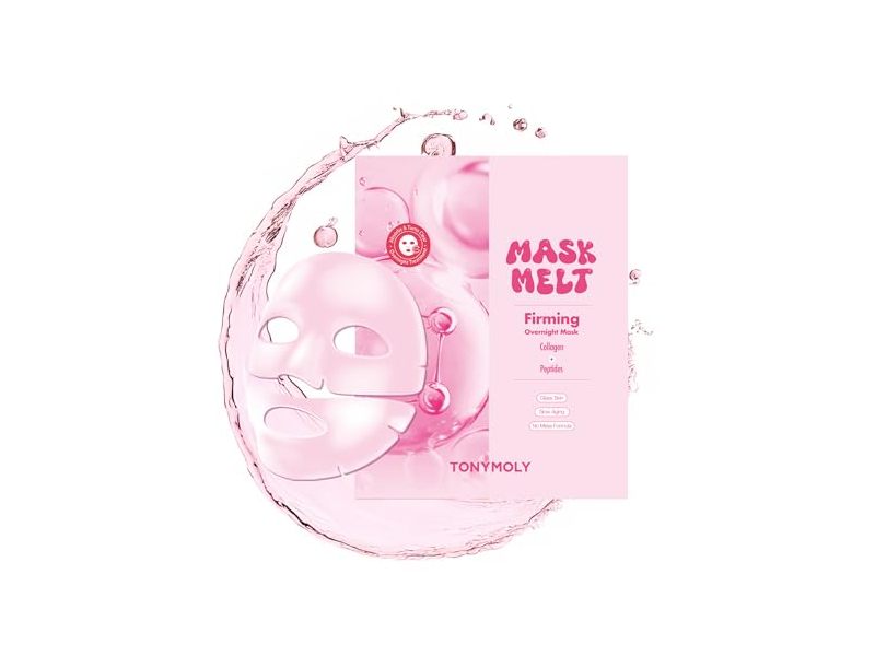 Tonymoly Mask Melt Firming Overnight Mask, Collagen + Peptides, 33 g, 1 Count
