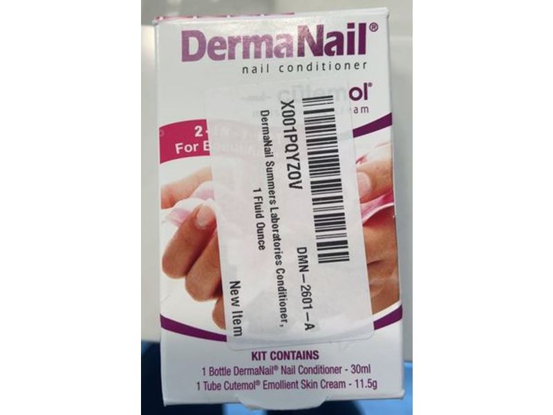 DermaNail 2-In-1 Nail Conditioner & Cutemol Moisturzing Cream Kit