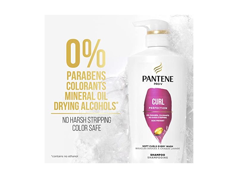 Pantene PRO-V Curl Perfection Shampoo,17.9 oz/53mL