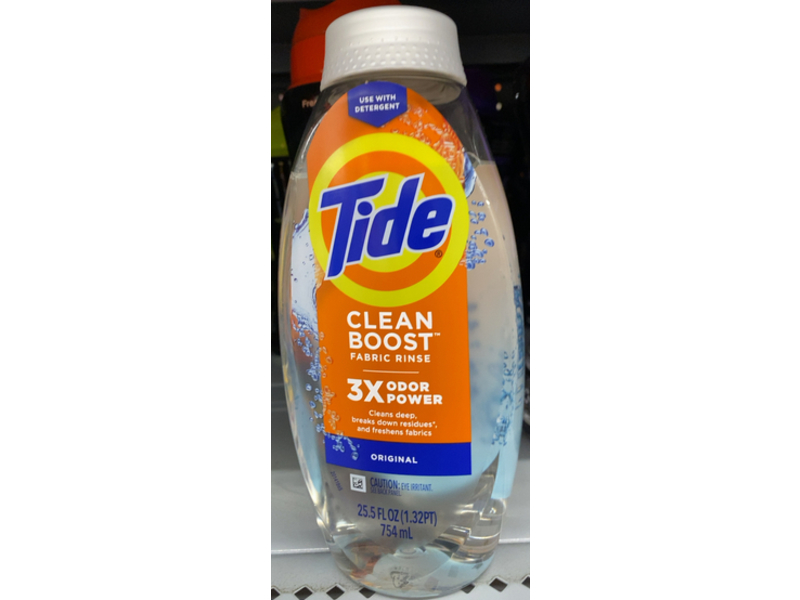Tide Clean Boost Fabric Rinse, Original, 25.5 fl oz/754 mL