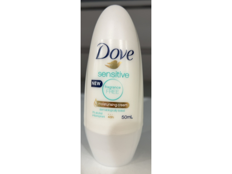 Dove Sensitive Moisturising Cream Antiperspirant, 50 mL