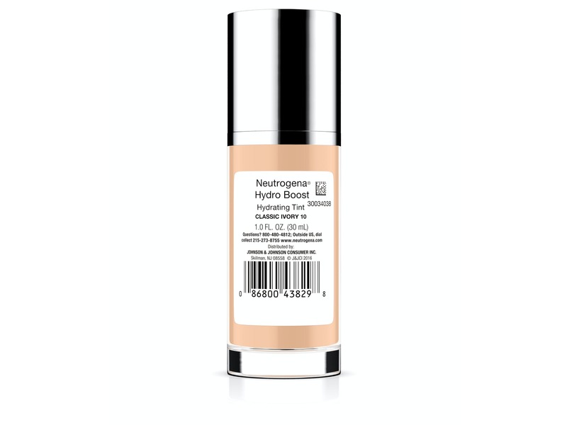 Neutrogena Hydro Boost Hydrating Tint, 10 Classic Ivory, 1 fl oz