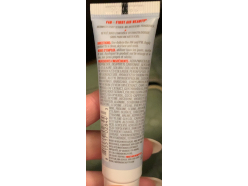 First Aid Beauty Bounce-Boosting Serum, Collagen + Peptides, 0.34 fl oz/10 mL