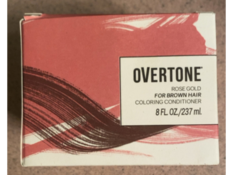 Overtone Rose Gold Coloring Conditioner, 8 oz/237 mL
