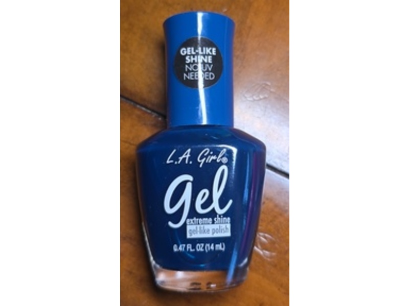 L.A. Girl Gel Extreme Shine Gel-Like Polish, GNL711 Grounded, 0.47 fl oz/14 mL