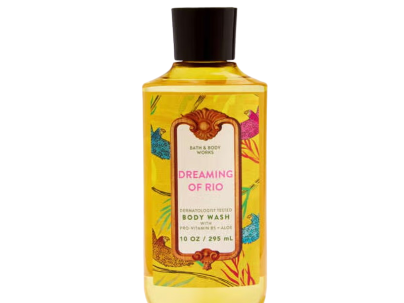 Bath & Body Works Dreaming Of Rio Body Wash, Pro Vitamin B5 + Aloe, 10 oz/295 mL