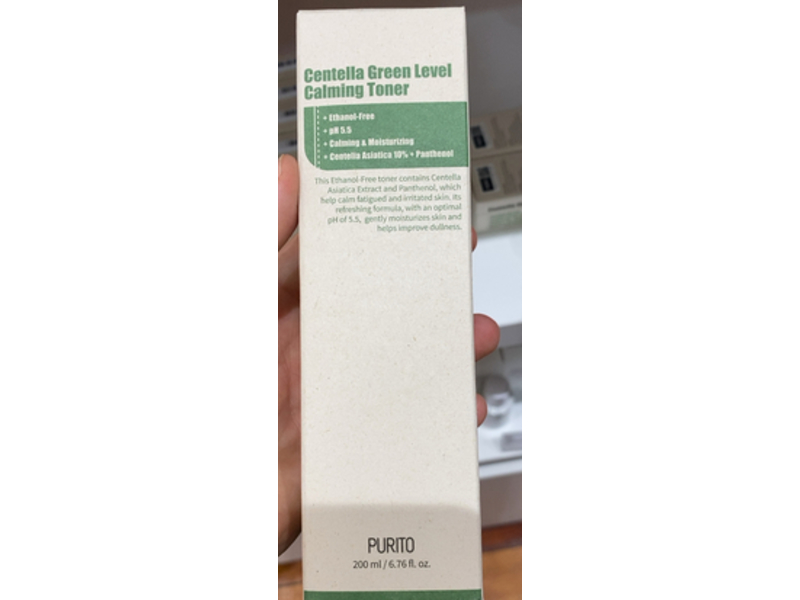 Purito Centella Green Level Calming Toner, 6.76 fl oz/200 mL