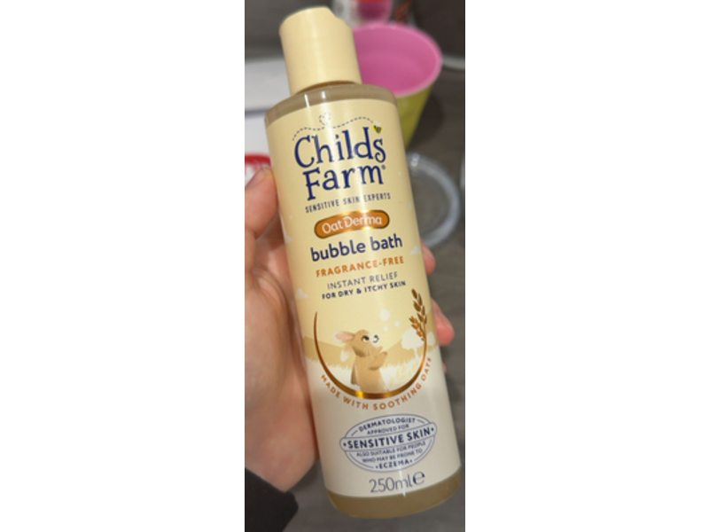 Childs Farm Oatderma Bubble Bath, Soothing Oat, 250 mL