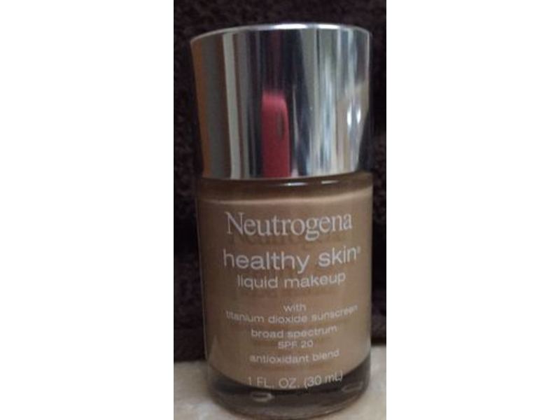 Neutrogena Healthy Skin Liquid Makeup, 60 Natural Beige, SPF 20, 1 fl oz/30 mL