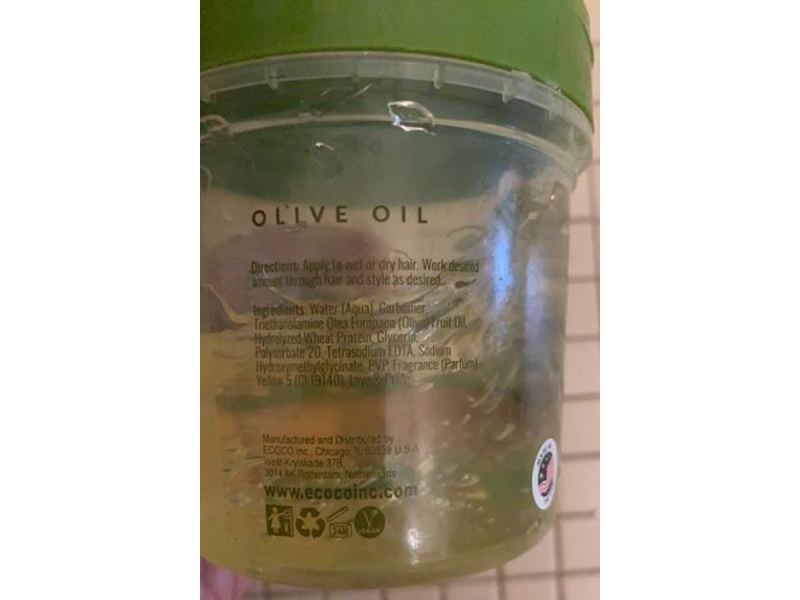 Eco Style Professional Styling Gel, Olive Oil, 12 fl oz/355 mL