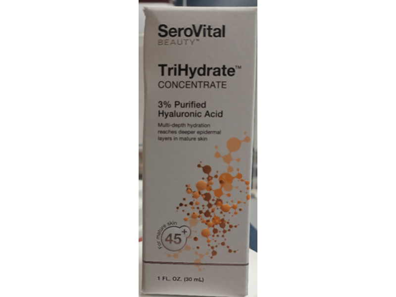 Sero Vital Trihydrate Concentrate, Hyaluronic Acid, 1 fl oz/30 mL