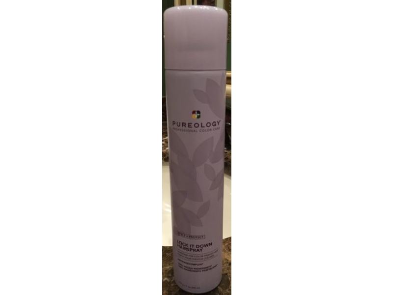 Pureology Lock It Down Hairspray, Style + Protect, 11 oz/365 mL