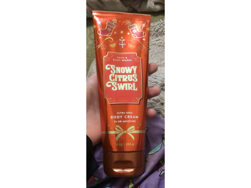 Bath & Body Works Ultra Shea Body Cream, Snowy Citrus Swirl, 8 oz/226 g
