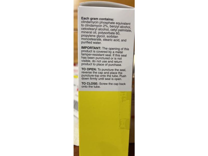 Clindamycin Phosphate Vaginal Cream USP, 2%, 40 g, Fougera (RX)