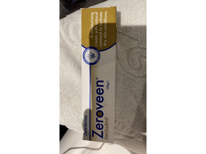 Zeroderma Zeroveen Emollient 2 In 1 Moisturising Cream and Wash with Natural Oatmeal 100g